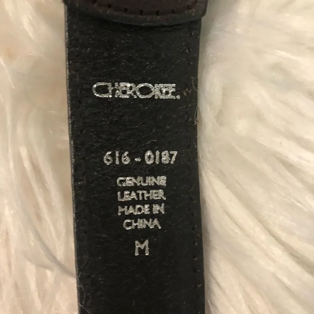 Cherokee leather belt